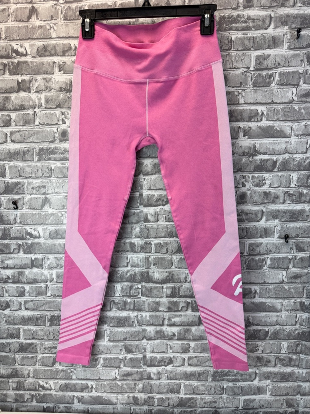 Peloton Pink Colorblock High-Waist Leggings